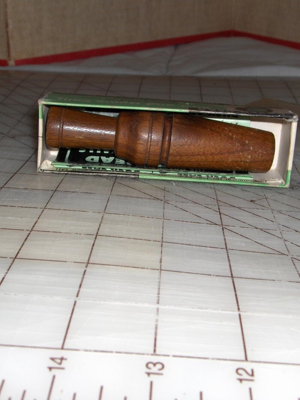 Vintage Green Head Goose Call, Tested Good